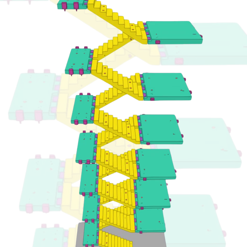 Stair and mid landings
