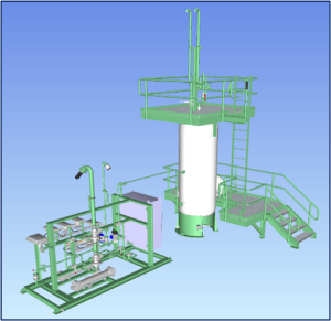 Modular modules in an oil & gas facility