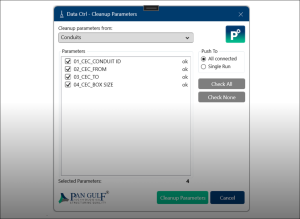 Cleanup Parameters Tool Overview