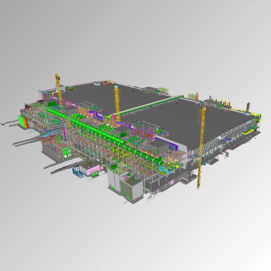 Electrical BIM modeling and coordination for a unique manufacturing factory in the USA