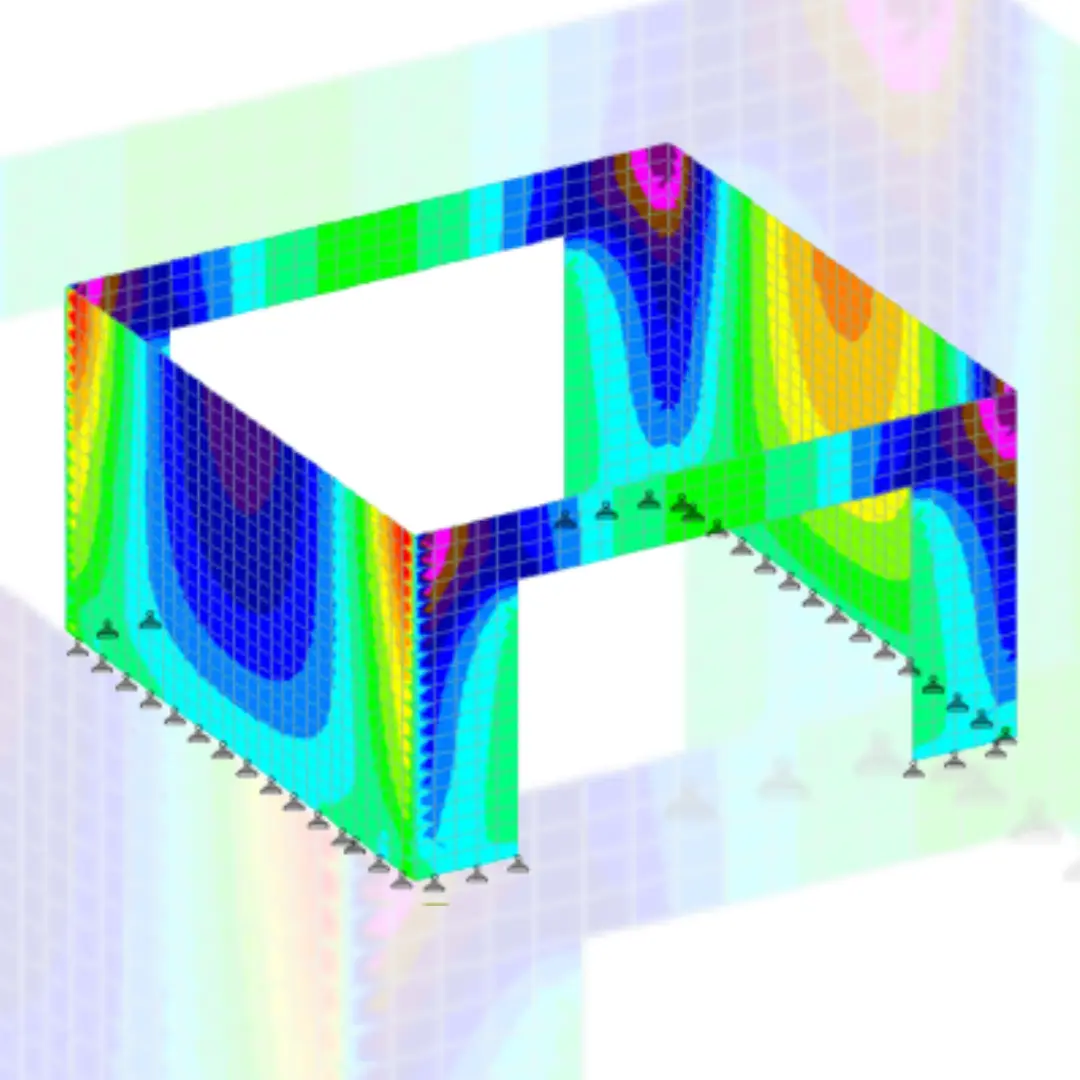Structural modeling of precast chambers and cover slabs with staged casting design