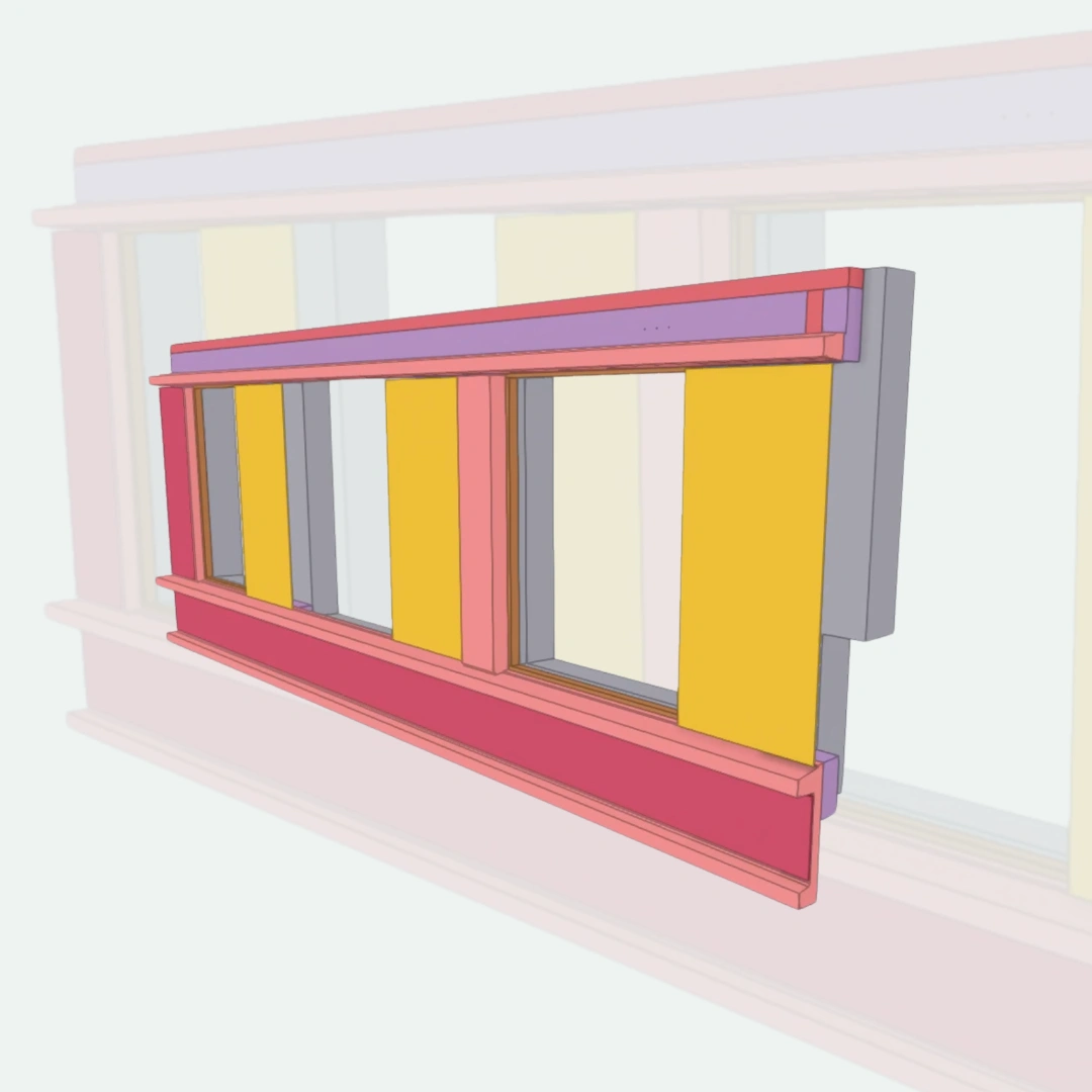 Detailed modeling of precast sandwich wall panel with insulation and connections