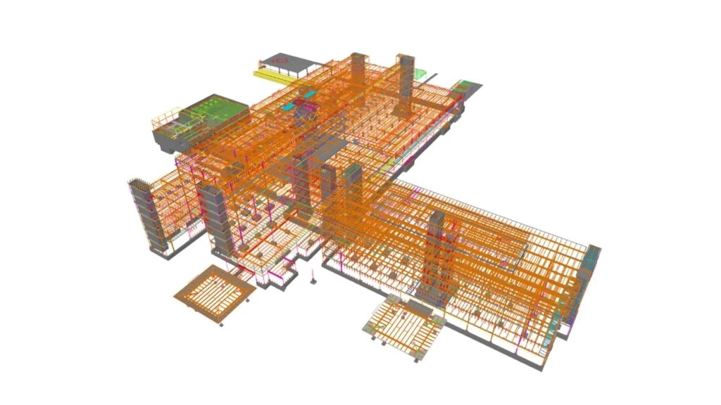 Steel Detailing Hospital Project 1