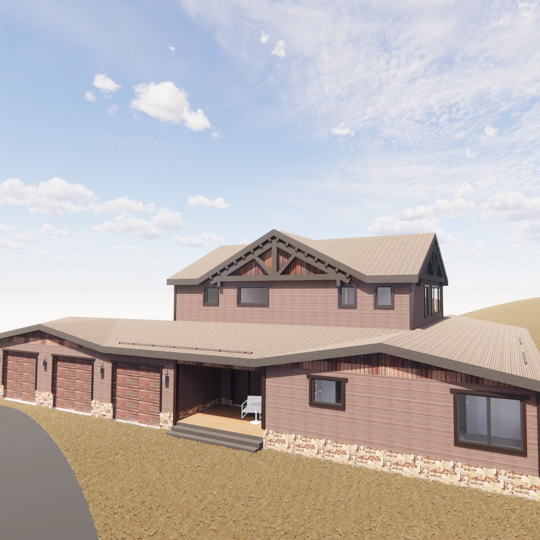 LOD 300 modular residence BIM model for Strack Residence